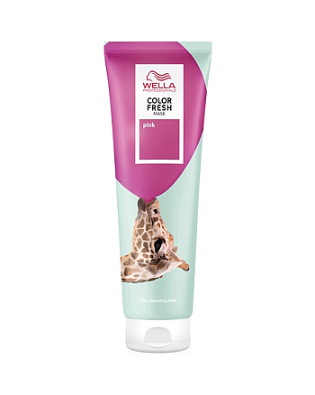 Wella Color Fresh Pink -  Оттеночная кремовая маска для временного яркого освежения цвета 150 мл - hairs-russia.ru
